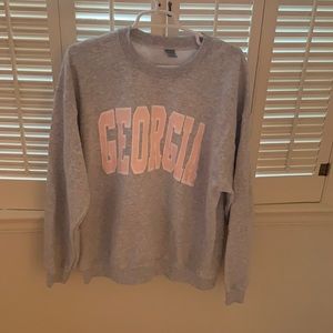 Pink Georgia Olive Lynn Crewneck